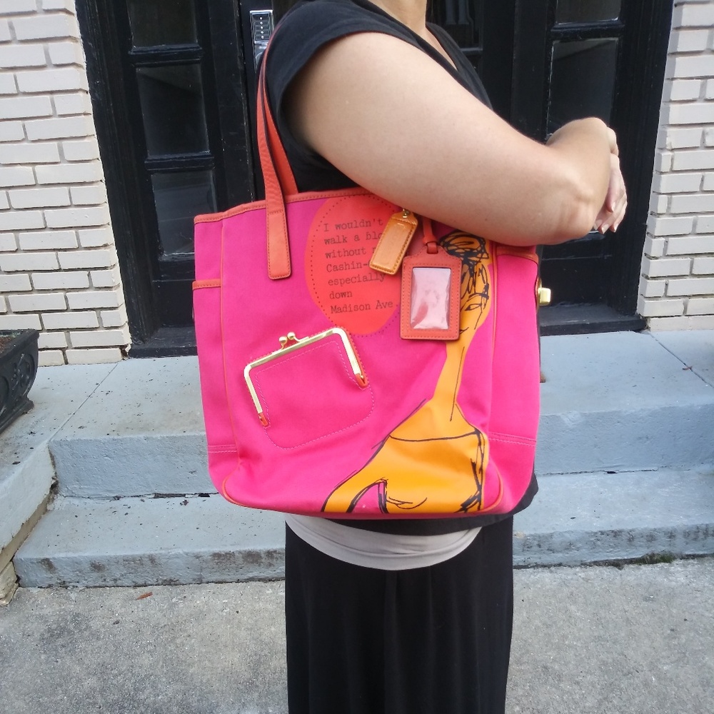 COACH  RARE Bonnie Cashin Tote 4 Piece Set - Picture 5 of 7